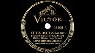 1938 Larry Clinton - Jeepers Creepers (Ford Leary, vocal)