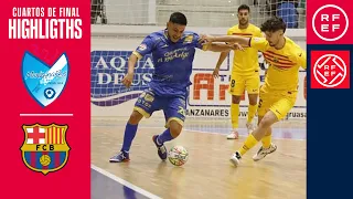 Resumen #PrimeraDivisiónFS | Quesos El Hidalgo Manzanares 5-4 Barça | Playoffs | Cuartos