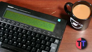 Simple Portable Writing with 1989's Tandy WP-2 - #SepTandy