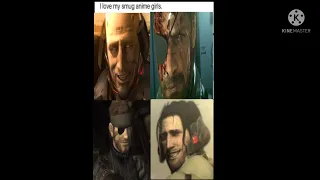 Anime memes but I replaced the unfunny with Metal Gear