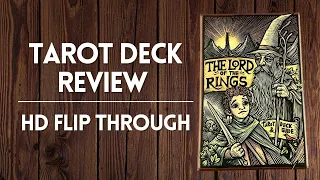 The Lord of the Rings Tarot Deck and Guide | Full HD Flipthrough