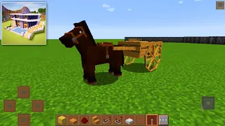 How to Make HORSE CART in CRAFT WORLD