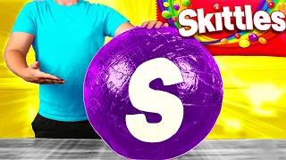 Géant Skittles | Comment faire le plus grand du monde DIY Skittles par VANZAI CUISINE