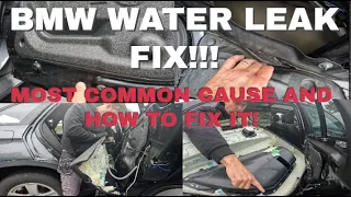 BMW water leak repair: How to fix the most common BMW water leak Door Vapor Barrier Reseal Full DIY