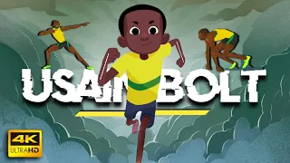 Usain Bolt Animation உண்மை கதை in HD - எப்படி World Fastest Man ஆனாரு ❓