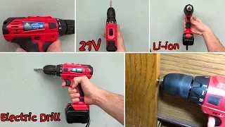 Electric Cordless Screwdriver Drill 21V