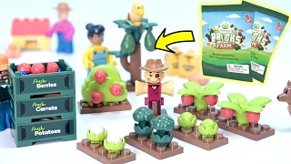 Do I have enough blind bags to make a full "not Lego" Farm? Woolworths Farm Bricks opening & build