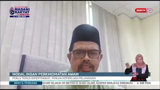 30 APRIL 2024 BERITA PERDANA - MODAL INSAN PERKHIDMATAN AWAM PERLU TERUS DIPERTINGKAT