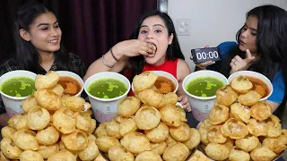 Golgappa Challenge Finished in Seconds | 1 Minute Pani Puri Eating Challenge | Food Challenge