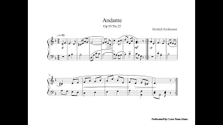 Enckhausen Andante 41 Klavierstucke Op 93 No 22 / Easy piano / Piano Score /ABRSM GRADE 1 PIANO 2007