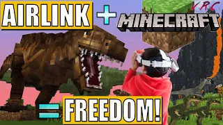 MINECRAFT Bedrock FINALLY wireless on QUEST thanks to Airlink!