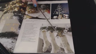 ASMR Soft Spoken ~ Reviewing Holiday Catalog w/Pointer (Page Turning @ End)