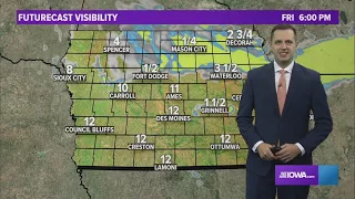 Iowa Weather Update: Quiet this weekend, rain returns Tuesday