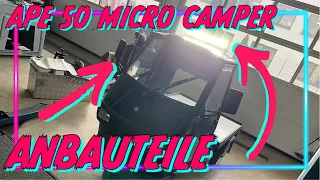 Piaggio Ape 50 Micro Camper #4 Anbauteile | Garagengedöns