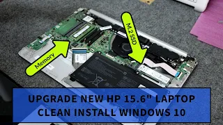 How to Upgrade M.2 SSD & Memory in HP 15.6" Laptop