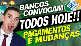 ✔URGENTE! BANCOS CONVOCAM HOJE APOSENTADOS E PENSIONISTAS do INSS - PAGAMENTOS e MUDANÇAS do INSS