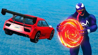 Car VS Portal Trap To Another Universe From Venom | BeamNG Drive | BimTestCrash