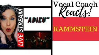 LIVE REACTION Rammstein "ADIEU" FIRST LISTEN Vocal Coach Reacts & Deconstructs