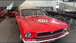 Mustang and Austin Healey at Thruxton - MRM Motorsport