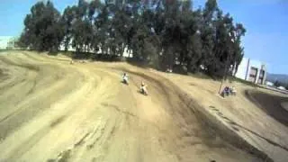 GoPro, milestone vet and beginner track, rear view, crash, 2006 Yz450f ,