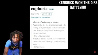 KENDRICK JUST ENDED DRAKE!!!! Kendrick Lamar "Euphoria" (Drake Diss) (REACTION!)