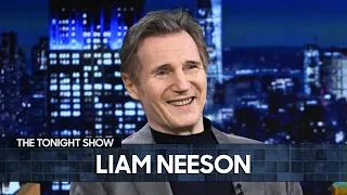 Liam Neeson Teaches Jimmy How to Throw a Fake Punch | The Tonight Show Starring Jimmy Fallon