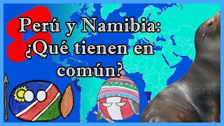 ¿ Qué tienen en común PERÚ 🇵🇪 y NAMIBIA 🇳🇦? / #Shorts - El Mapa de Sebas