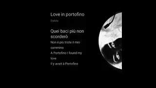 love in portofino | dalida's version, karaoke cover