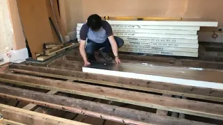 Underfloor insulation retrofit full demo