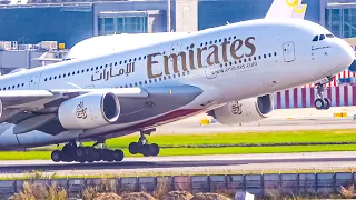 43 CLOSE UP Landings and Take offs | BANGKOK Airport Plane Spotting | A380 B747 B777 A350 A330 ++