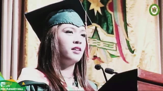 FEU 89th Commencement Exercises Valedictory Address: Michelle Alysson Guevarra