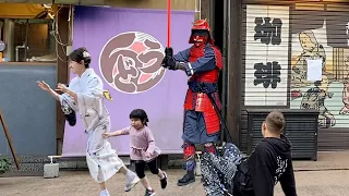 SAMURAI MANNEQUIN PRANK in JAPAN #03 / Asakusa Tokyo