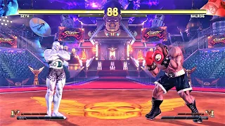 Seth vs Balrog (Hardest AI) - Street Fighter V