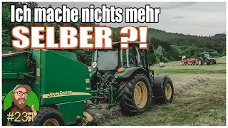 FarmVlog 231: Heuernte in Pullendorf | Als Großbauer macht man nichts mehr selbst 😜😉