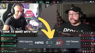 FNS Reacts To tdawgg Criticizing NRG Gameplay Against 100T