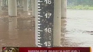 24Oras: Marikina River, inilagay sa alert level 1