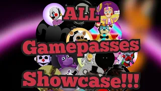 Showcasing ALL Gamepasses!!! | Fredbear's Mega Roleplay | Roblox
