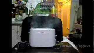 Дымящийся тостер