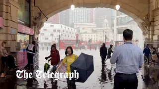 Rain brings chaos to London as the city suffers flash floods