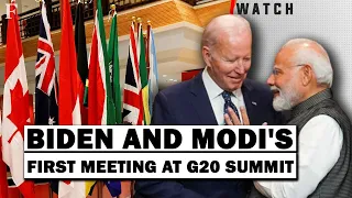 WATCH: PM Modi and Joe Biden's Warm First Meeting at G20 Summit in Indonesia | G20 Bali | India USA