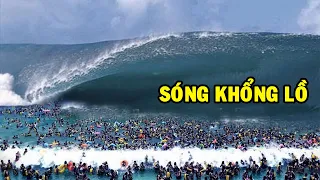 Những con sóng siêu to khổng lồ được camera ghi lại | Go Vietnam ✔