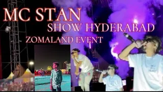 MC STAN CONCERT IN HYDERABAD 🥵 | ZOMALAND🔥 | FIGHTING AT MC STAN’S CONCERT🤬