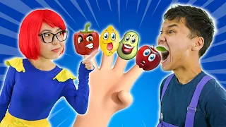 Fruit Finger Family | Fruit So Yummy Song + More | Hokie Pokie Kids Videos