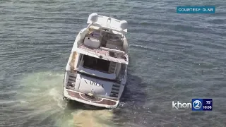 Luxury yacht sinks to bottom of the ocean