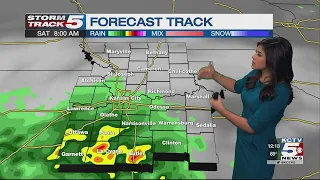 FORECAST: Hot and humid Friday afternoon, scattered thunderstorms possible north this evening