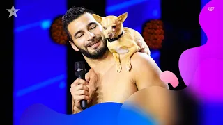 Christian e Percy, il cane equilibrista di Italia's Got Talent