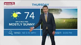 Thursday dry, sunny; hot Labor Day weekend ahead | WTOL 11 Weather