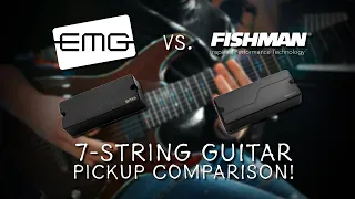 EMG 707 vs. Fishman Fluence Tosin Abasi 7 | Pickup Comparison - METAL