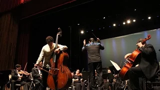 Edicson Ruiz y la Orquesta Sinfónica Nacional complace con su fusión de talentos