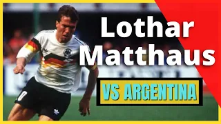 Lothar Matthaus vs Argentina 1987 | Best Moves